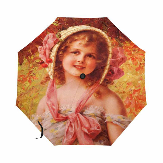 Victorian Girl Design UMBRELLA, The Cherry Bonnet, Model U05 C20