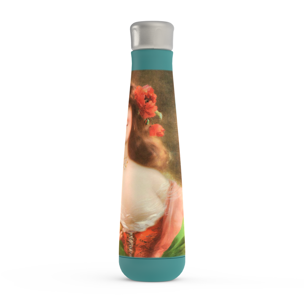 Stainless steel water bottle, Peristyle, Various colors, Tambourine Girl