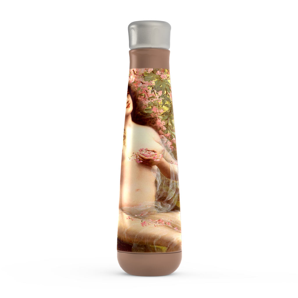 Stainless steel water bottle, Peristyle, various colors, Among The Blossoms