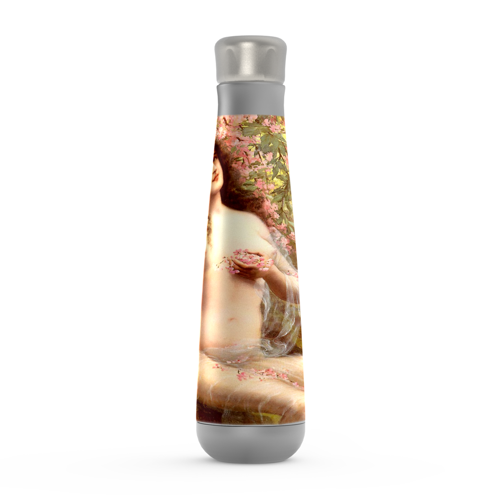 Stainless steel water bottle, Peristyle, various colors, Among The Blossoms