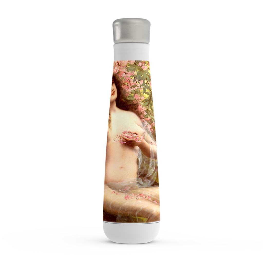 Stainless steel water bottle, Peristyle, various colors, Among The Blossoms