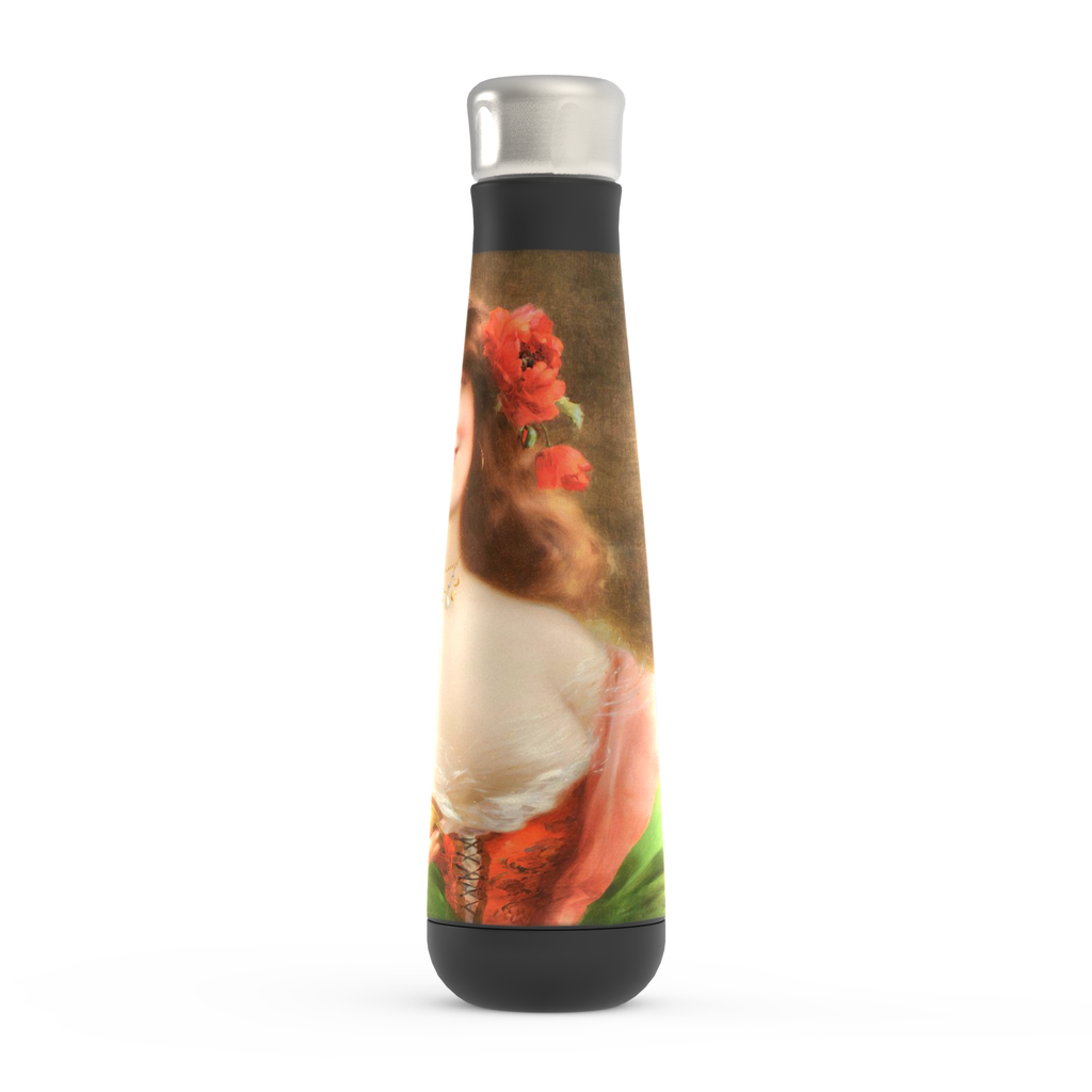 Stainless steel water bottle, Peristyle, Various colors, Tambourine Girl