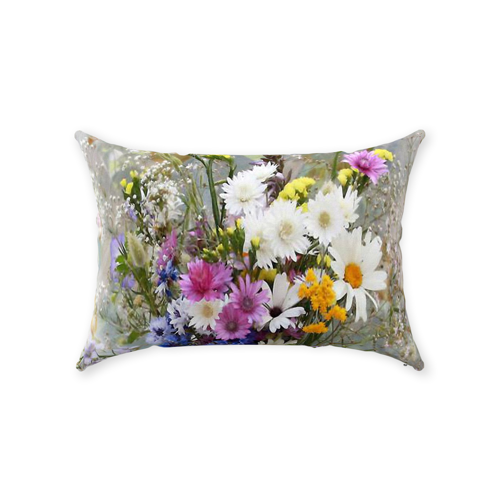 Vintage floral indoor throw pillows & pillow covers, Medium to large, Design 02