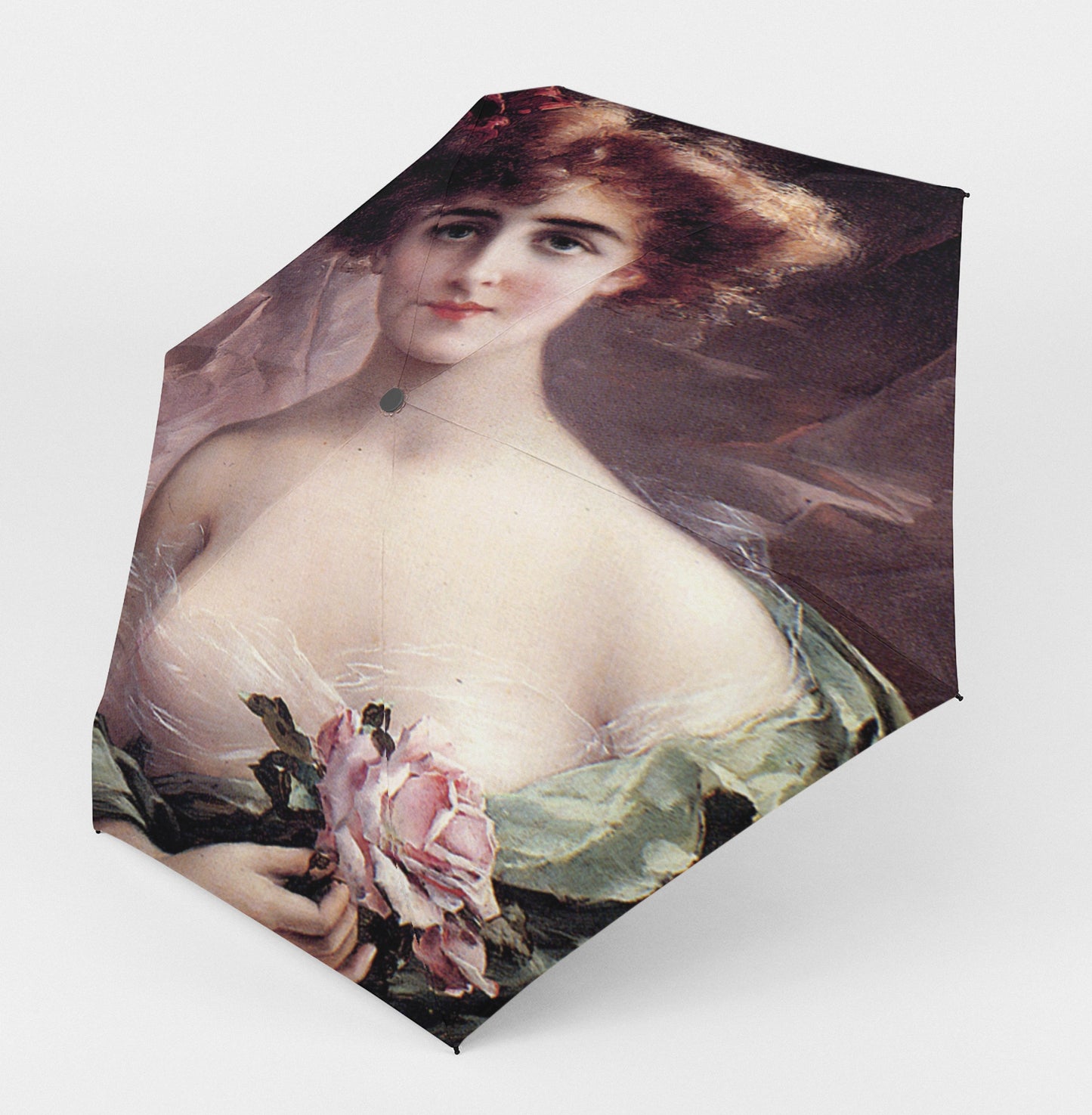Victorian Lady Design UMBRELLA, The Pink Rose Model U05-C20